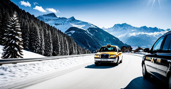 Votre transfert privilégié en taxi de genève à courchevel